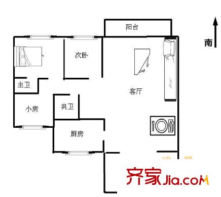 盛世名门家园 户型图5