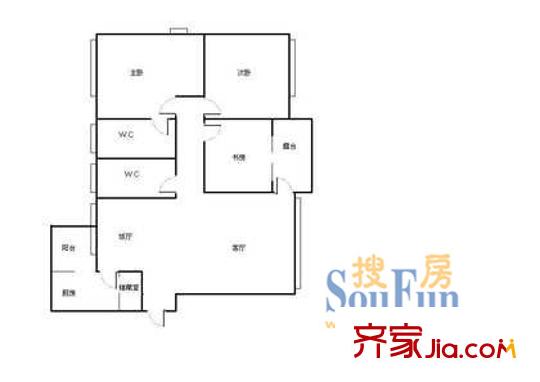 深圳 泰美园 户型图1