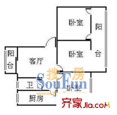 深圳 仓前锦福苑 户型图