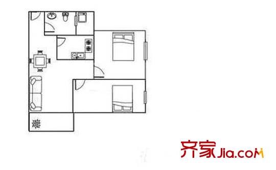 深圳 缔馨园 户型图4