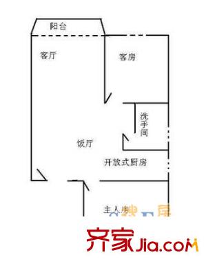 深圳 盈翠家园 户型图1