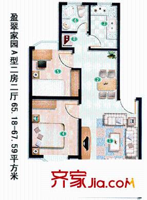 深圳 盈翠家园 户型图12
