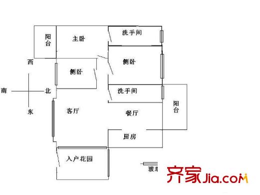 博岗统建楼 0室 户型图