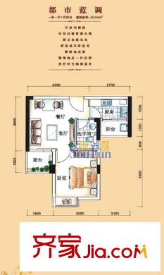 凯旋国际 0室 户型图