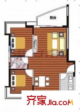 深圳 臣田新苑 二居室 二房二厅一卫