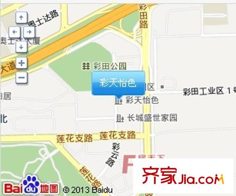 彩天怡色交通图