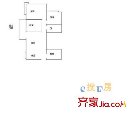 深圳 瑞和园 户型图4