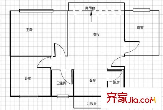 华茂苑二期 0室 户型图