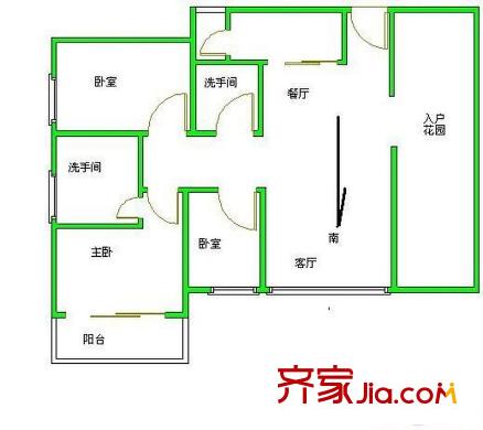 中海日辉台 0室 户型图