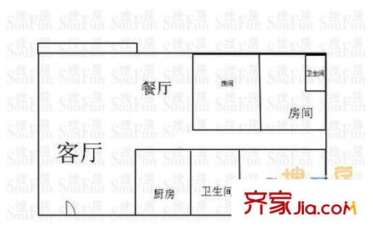 深圳旭仕达名苑户型图7