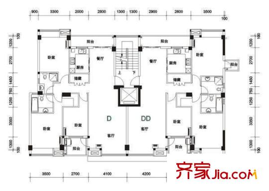 海天一色 0室 户型图