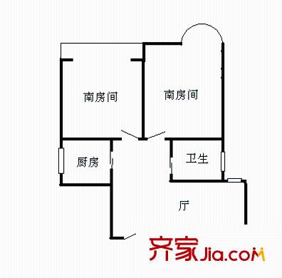 沪南路577弄小区户型图上海 沪南路577弄 户型图 2室1厅1卫1厨