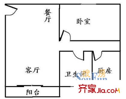深圳 荔树人家 户型图4