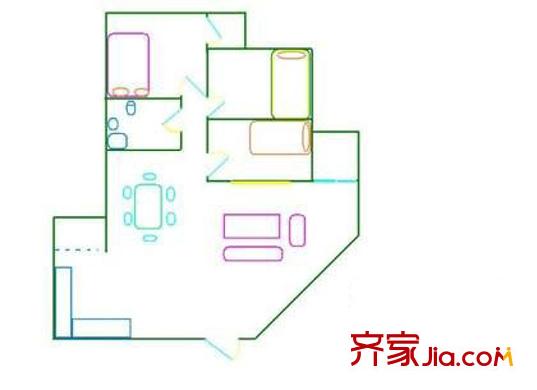 深圳 茂业城花园大厦 户型图4