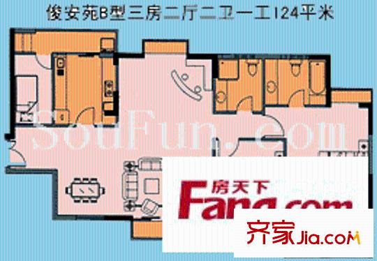 深圳俊安苑户型图5