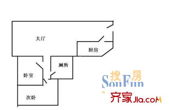 航苑大厦 户型图16