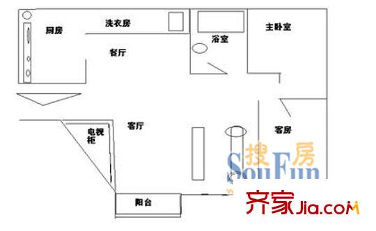 航苑大厦 户型图15