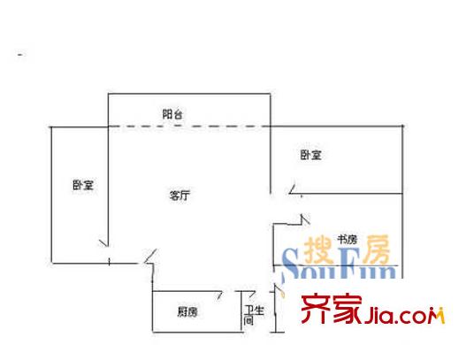 深圳 景田南小区 户型图6