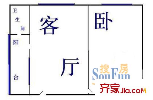 深圳鹏益花园户型图3