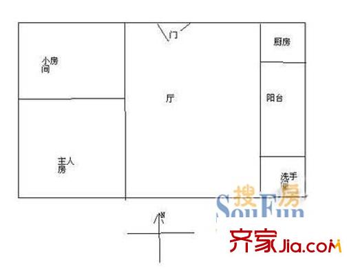 深圳鹏益花园户型图4