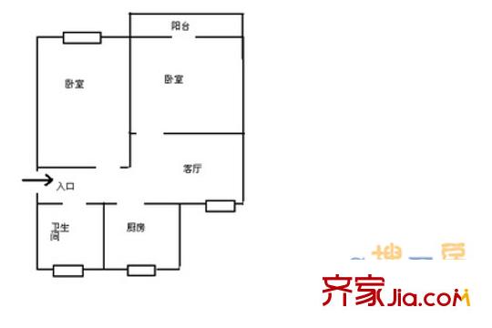 上海 平南一村 户型图