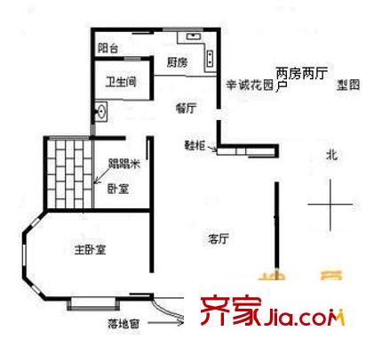辛诚花园 户型图6