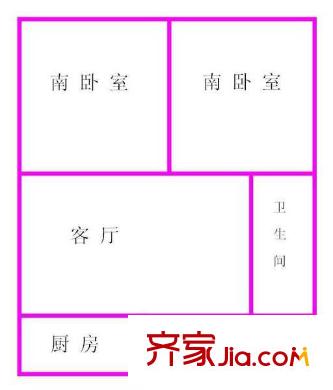 凤庆小区2室1厅1卫1厨