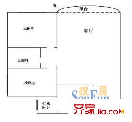 创业二村 户型图7
