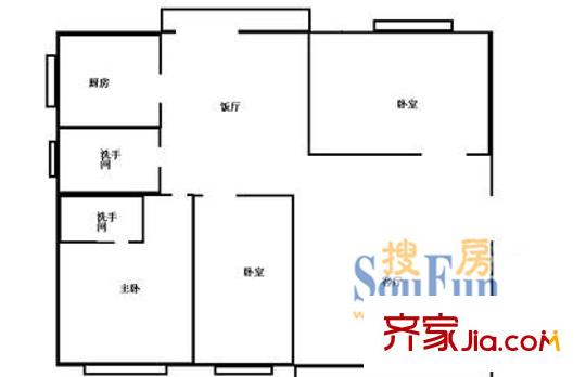 创业二村 户型图1