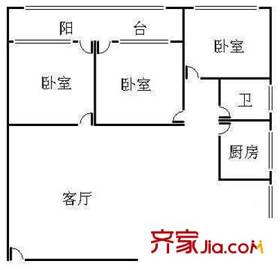 深圳 新锦安雅园 户型图2