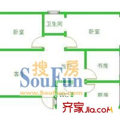 深圳 岭下花园 户型图