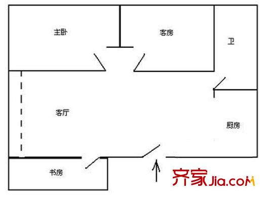 深圳 福中福商业城 户型图5