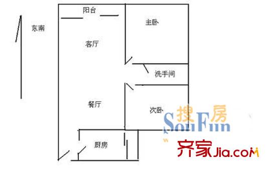 深圳 金钟大厦 户型图3