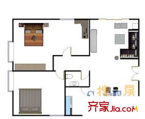 深圳中银花园户型图1