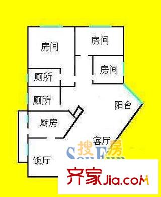 深圳中银花园户型图6
