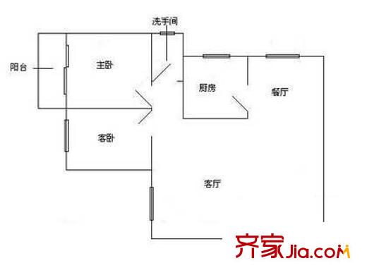 深圳 特发小区 户型图6