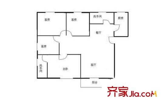 深圳 特发小区 户型图5