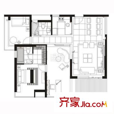 家和盛世花园 4室 户型图