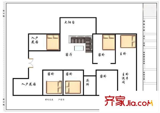 深圳 家和盛世花园 户型图