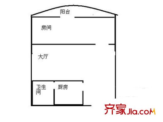深圳 布吉中心广场 户型图3