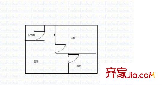 凤城花园 0室 户型图