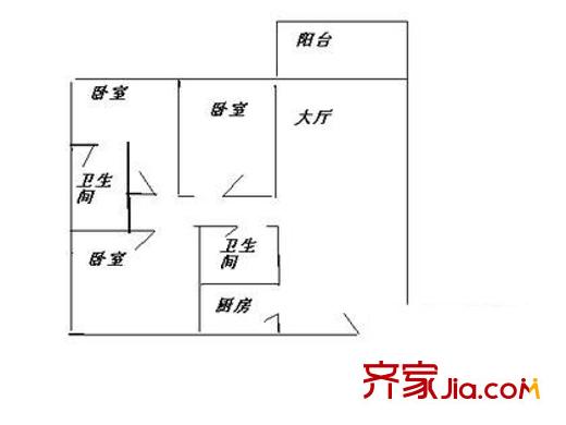 深圳 南景豪庭 户型图4
