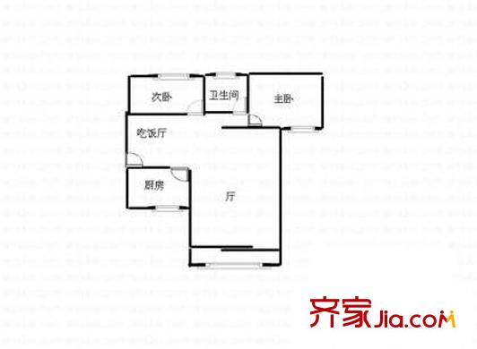深圳 南景豪庭 户型图1