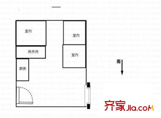 深圳 裕安花园 户型图4