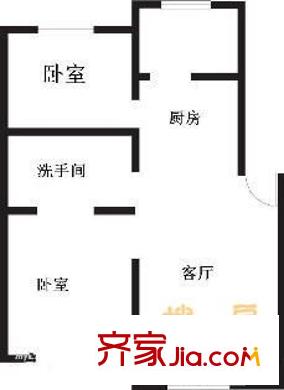 雅涛花园 2室 户型图