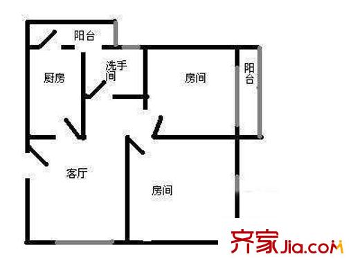 深圳 金晖大厦 户型图2