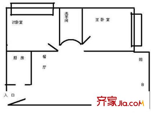 深圳 金晖大厦 户型图4
