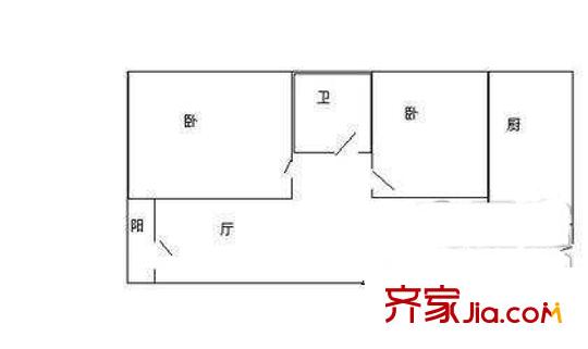深圳 恒安花园 户型图1