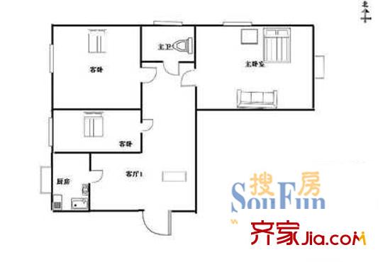 桑达苑 户型图7