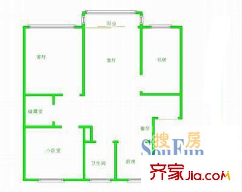 桑达苑 户型图6